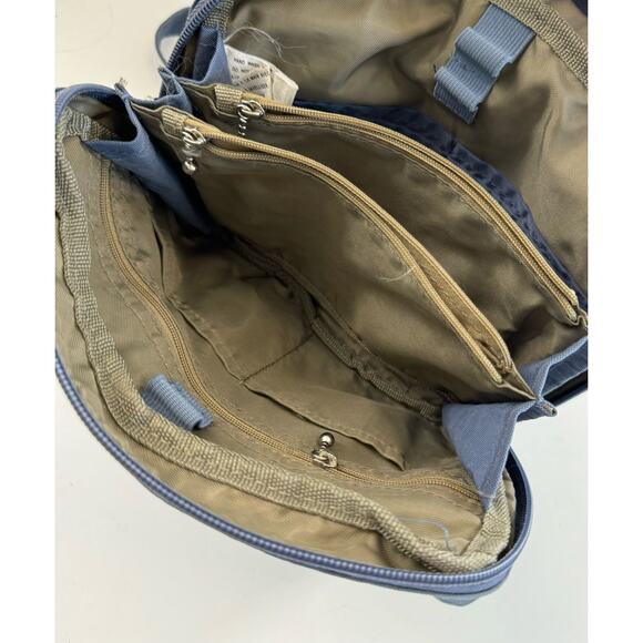 Baggallini Travel Crossbody Shoulder Bag Handbag Purse Blue Green Medium (READ) - Picture 6 of 10